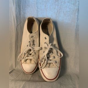 CONVERSE White All Stars Low-Top Sneakers 🤍✨
